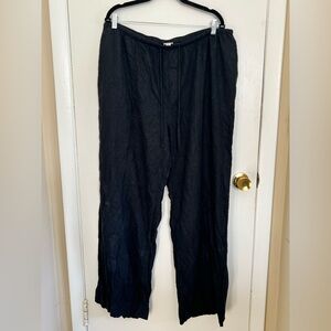 a new day Women's Black Wide Leg Pants